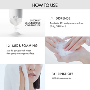 Refining Powder-to-Foam Cleanser
